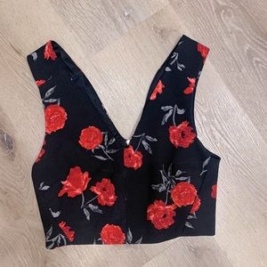 Floral Crop top